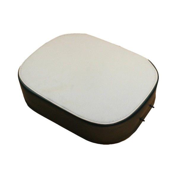 Aftermarket White & Green Seat Cushion Fits Ford, Fits Massey Ferguson, Minneapolis Moline 102B - main